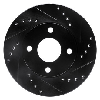 DFC® - Premium Drilled and Slotted Front Passenger Side Brake Rotor