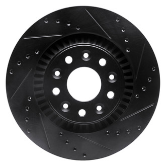 DFC® - Premium Drilled and Slotted Front Passenger Side Brake Rotor