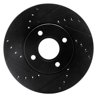DFC® - Premium Drilled and Slotted Front Driver Side Brake Rotor