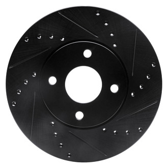 DFC® - Premium Drilled and Slotted Front Passenger Side Brake Rotor