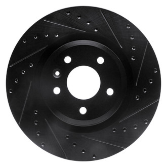 DFC® - Premium Drilled and Slotted Front Passenger Side Brake Rotor