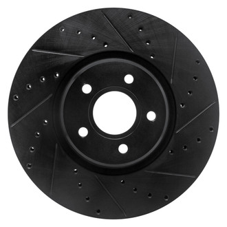 DFC® - Premium Drilled and Slotted Front Passenger Side Brake Rotor