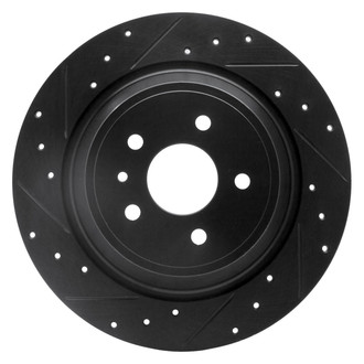 DFC® - Premium Drilled and Slotted Rear Driver Side Brake Rotor