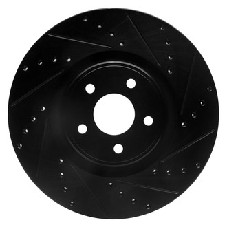 DFC® - Premium Drilled and Slotted Front Passenger Side Brake Rotor