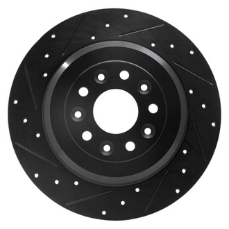 DFC® - Premium Drilled and Slotted Rear Driver Side Brake Rotor