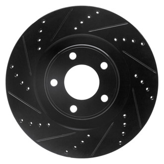 DFC® - Premium Drilled and Slotted Front Driver Side Brake Rotor