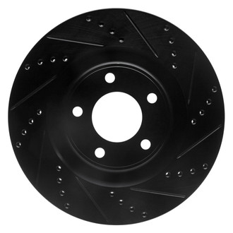 DFC® - Premium Drilled and Slotted Front Passenger Side Brake Rotor