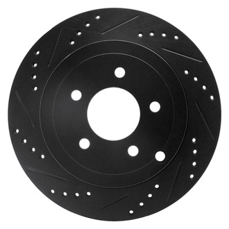 DFC® - Premium Drilled and Slotted Rear Driver Side Brake Rotor