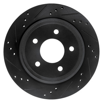 DFC® - Premium Drilled and Slotted Rear Driver Side Brake Rotor