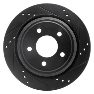 DFC® - Premium Drilled and Slotted Rear Passenger Side Brake Rotor