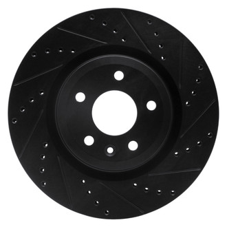 DFC® - Premium Drilled and Slotted Front Passenger Side Brake Rotor