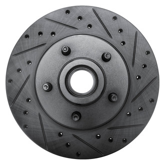 DFC® - Premium Drilled and Slotted Front Passenger Side Brake Rotor