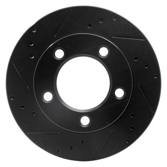 DFC® - Premium Drilled and Slotted Front Driver Side Brake Rotor