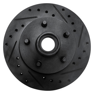 DFC® - Premium Drilled and Slotted Front Passenger Side Brake Rotor