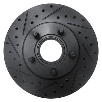 DFC® - Premium Drilled and Slotted Front Driver Side Brake Rotor