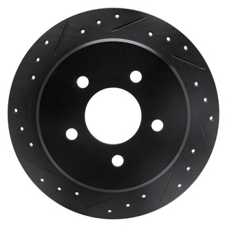 DFC® - Premium Drilled and Slotted Rear Driver Side Brake Rotor