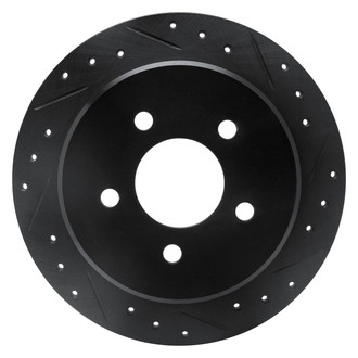 DFC® - Premium Drilled and Slotted Rear Passenger Side Brake Rotor