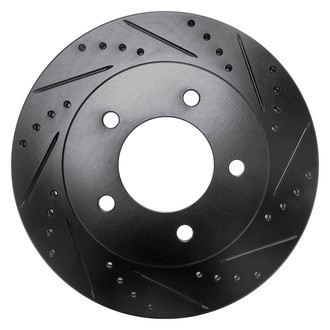 DFC® - Premium Drilled and Slotted Front Passenger Side Brake Rotor