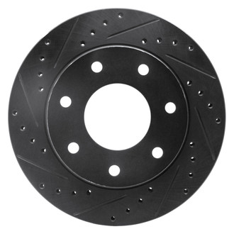 DFC® - Premium Drilled and Slotted Front Driver Side Brake Rotor