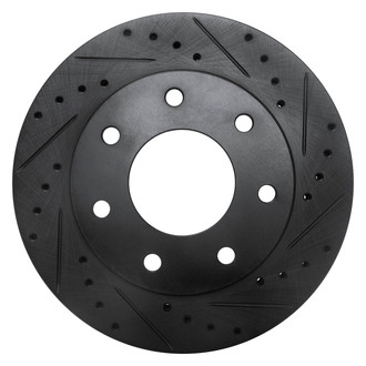 DFC® - Premium Drilled and Slotted Front Passenger Side Brake Rotor