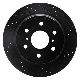 DFC® - Premium Drilled and Slotted Front Passenger Side Brake Rotor