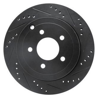 DFC® - Premium Drilled and Slotted Front Passenger Side Brake Rotor