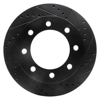 DFC® - Premium Drilled and Slotted Front Passenger Side Brake Rotor