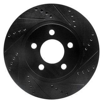 DFC® - Premium Drilled and Slotted Front Passenger Side Brake Rotor