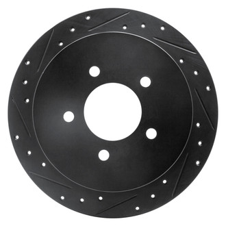 DFC® - Premium Drilled and Slotted Rear Driver Side Brake Rotor
