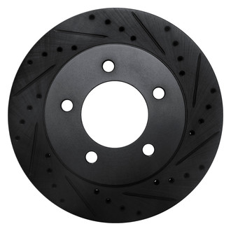 DFC® - Premium Drilled and Slotted Front Passenger Side Brake Rotor