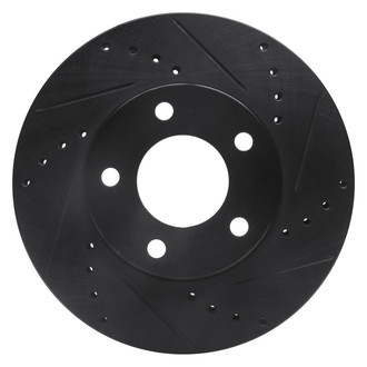 DFC® - Premium Drilled and Slotted Front Passenger Side Brake Rotor