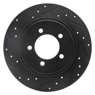 DFC® - Premium Drilled and Slotted Rear Driver Side Brake Rotor