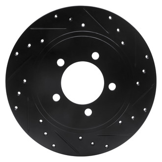 DFC® - Premium Drilled and Slotted Rear Passenger Side Brake Rotor