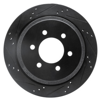 DFC® - Premium Drilled and Slotted Rear Driver Side Brake Rotor