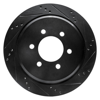 DFC® - Premium Drilled and Slotted Rear Passenger Side Brake Rotor