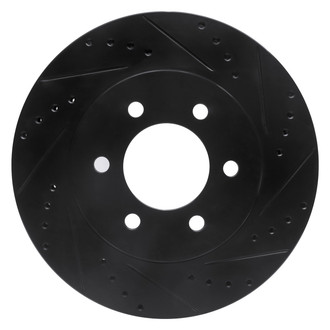 DFC® - Premium Drilled and Slotted Front Passenger Side Brake Rotor