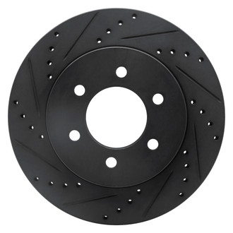 DFC® - Premium Drilled and Slotted Front Driver Side Brake Rotor
