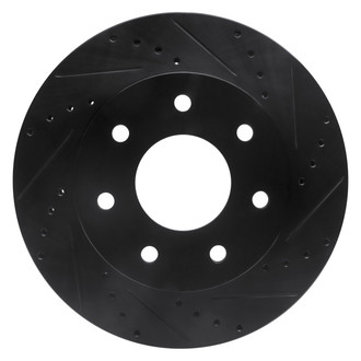 DFC® - Premium Drilled and Slotted Front Passenger Side Brake Rotor