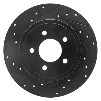 DFC® - Premium Drilled and Slotted Rear Driver Side Brake Rotor