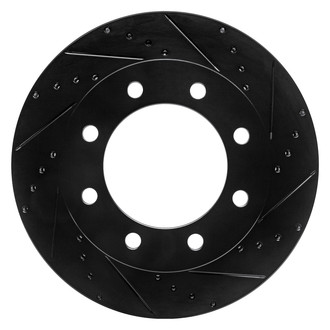 DFC® - Premium Drilled and Slotted Front Passenger Side Brake Rotor