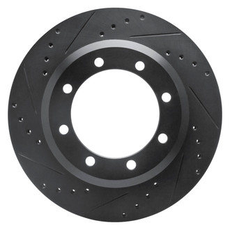 DFC® - Premium Drilled and Slotted Rear Driver Side Brake Rotor
