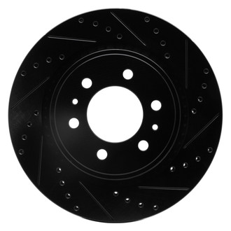 DFC® - Premium Drilled and Slotted Front Passenger Side Brake Rotor