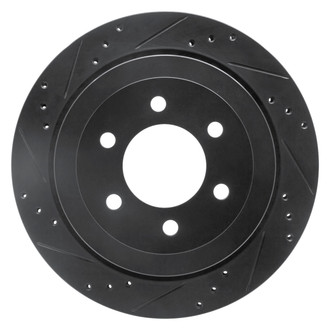 DFC® - Premium Drilled and Slotted Rear Driver Side Brake Rotor