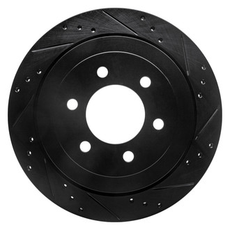 DFC® - Premium Drilled and Slotted Rear Passenger Side Brake Rotor