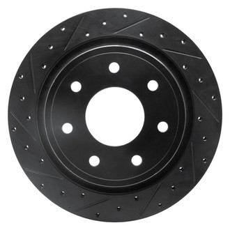 DFC® - Premium Drilled and Slotted Rear Driver Side Brake Rotor