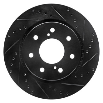 DFC® - Premium Drilled and Slotted Front Passenger Side Brake Rotor