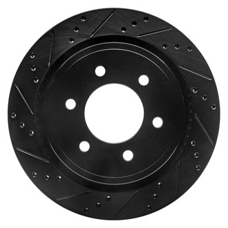 DFC® - Premium Drilled and Slotted Rear Driver Side Brake Rotor