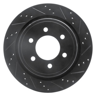 DFC® - Premium Drilled and Slotted Rear Passenger Side Brake Rotor
