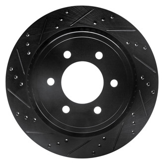 DFC® - Premium Drilled and Slotted Rear Driver Side Brake Rotor