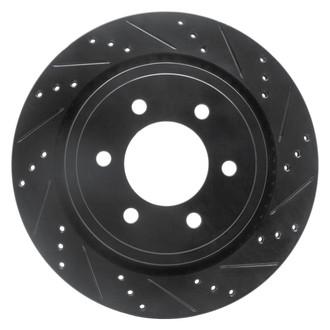 DFC® - Premium Drilled and Slotted Rear Passenger Side Brake Rotor